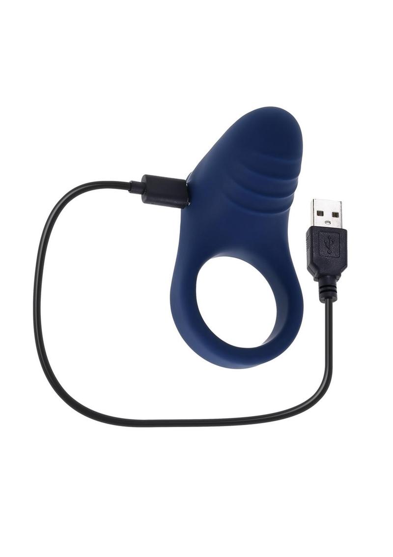 Playboy Pleasure Point Rechargeable Silicone Cock Ring