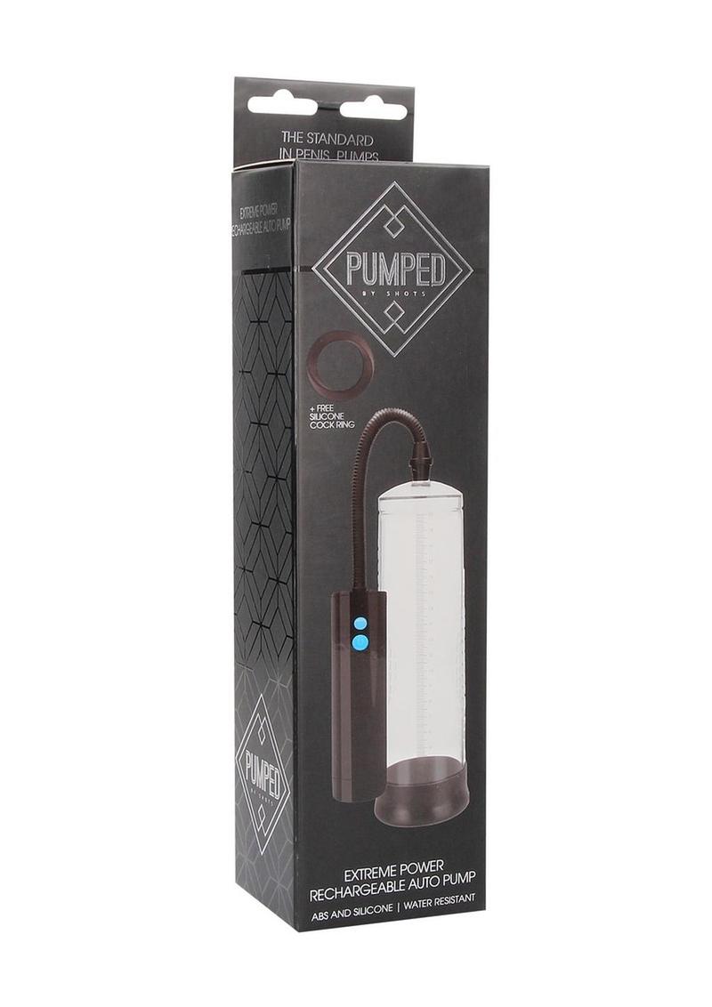 Pumped Extreme Power Rechargeable Auto Pump - Clear