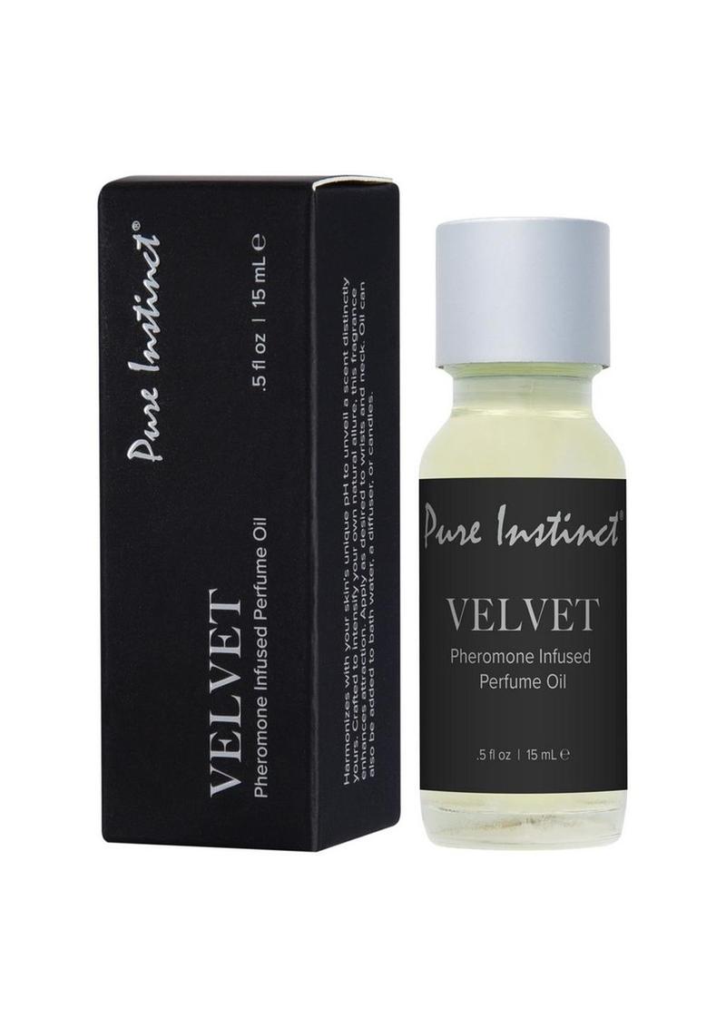 Pure Instinct Pheromone Perfume Oil Dropper- Velvet - 0.5oz/15ml