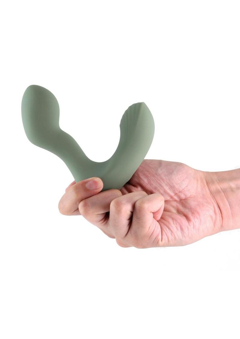 Renegade Outlaw Rechargeable Silicone Prostate Stimulator - Green