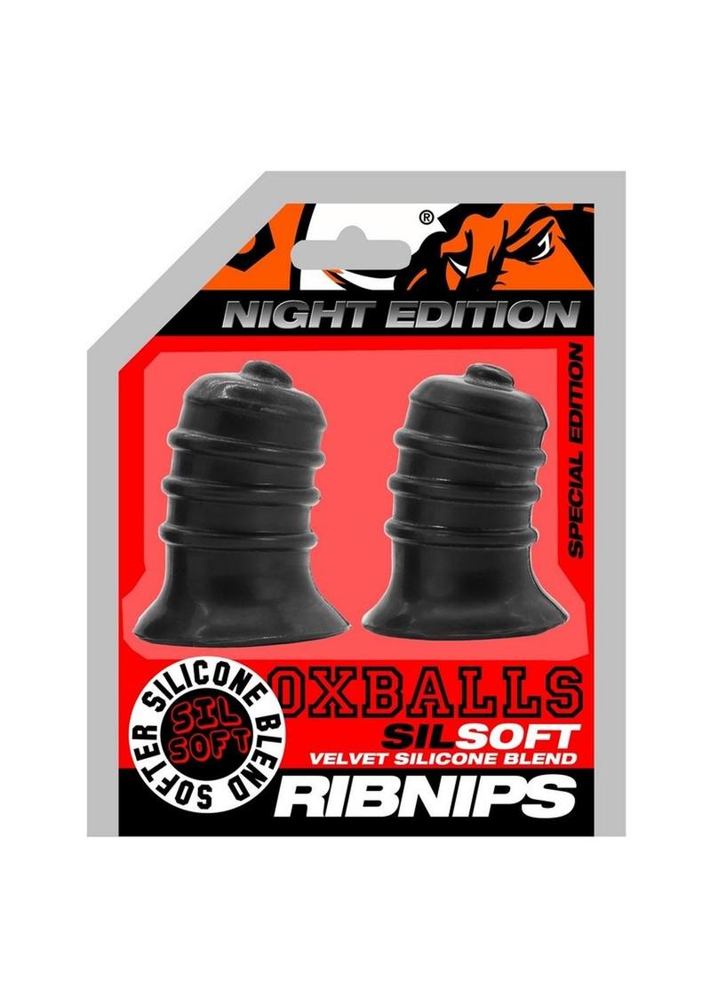 Ripnips Curved Wide Base Nip-Suckers Night Edition - Black