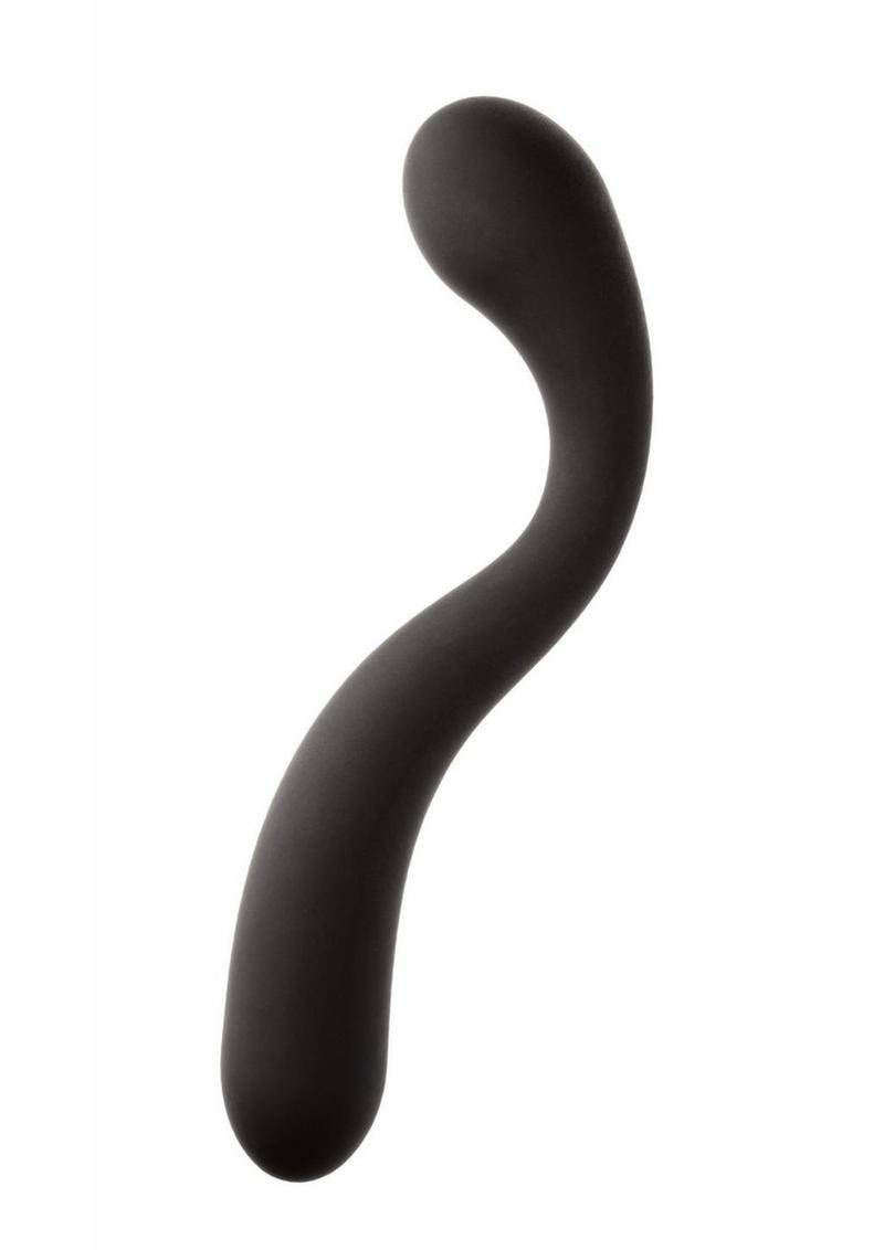 Rock Bottom Bendies Bendy Pleasure Probe Rechargeable Silicone Anal Vibrator - Black