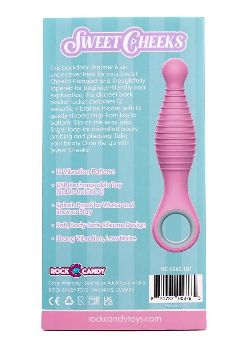 Rock Candy Sweet Cheeks Rechargeable Silicone Anal Vibrator