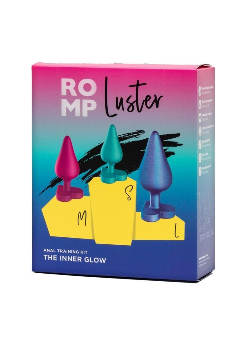 Romp Luster Silicone Anal Plug - Pink/Purple