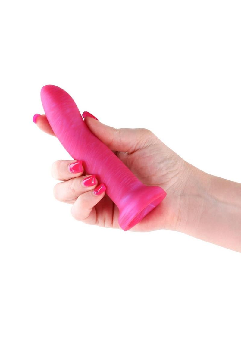 Royals Charlie Silicone Dildo - Pink - 5in