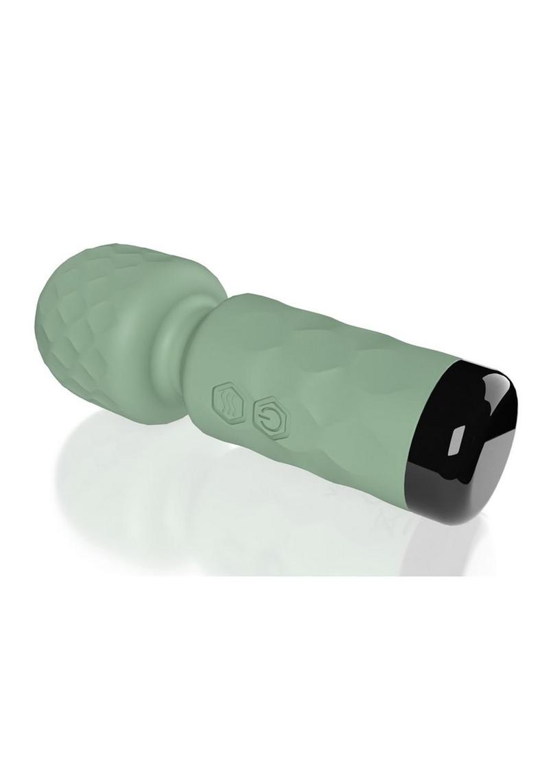 Screaming O Cuties Winny Rechargeable Silicone Vibrating Mini Wand - Sage - Green