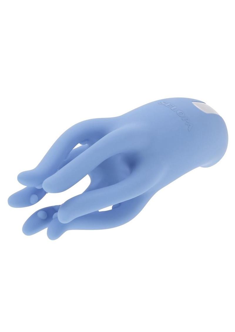 Selopa Tentacle Tickler Rechargeable Silicone Clitoral Stimulator - Blue