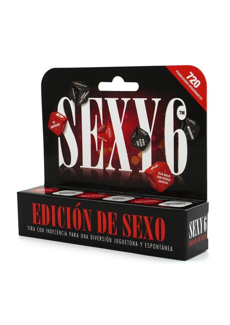 Sexy 6 Sex Edition Dice Game (Spanish