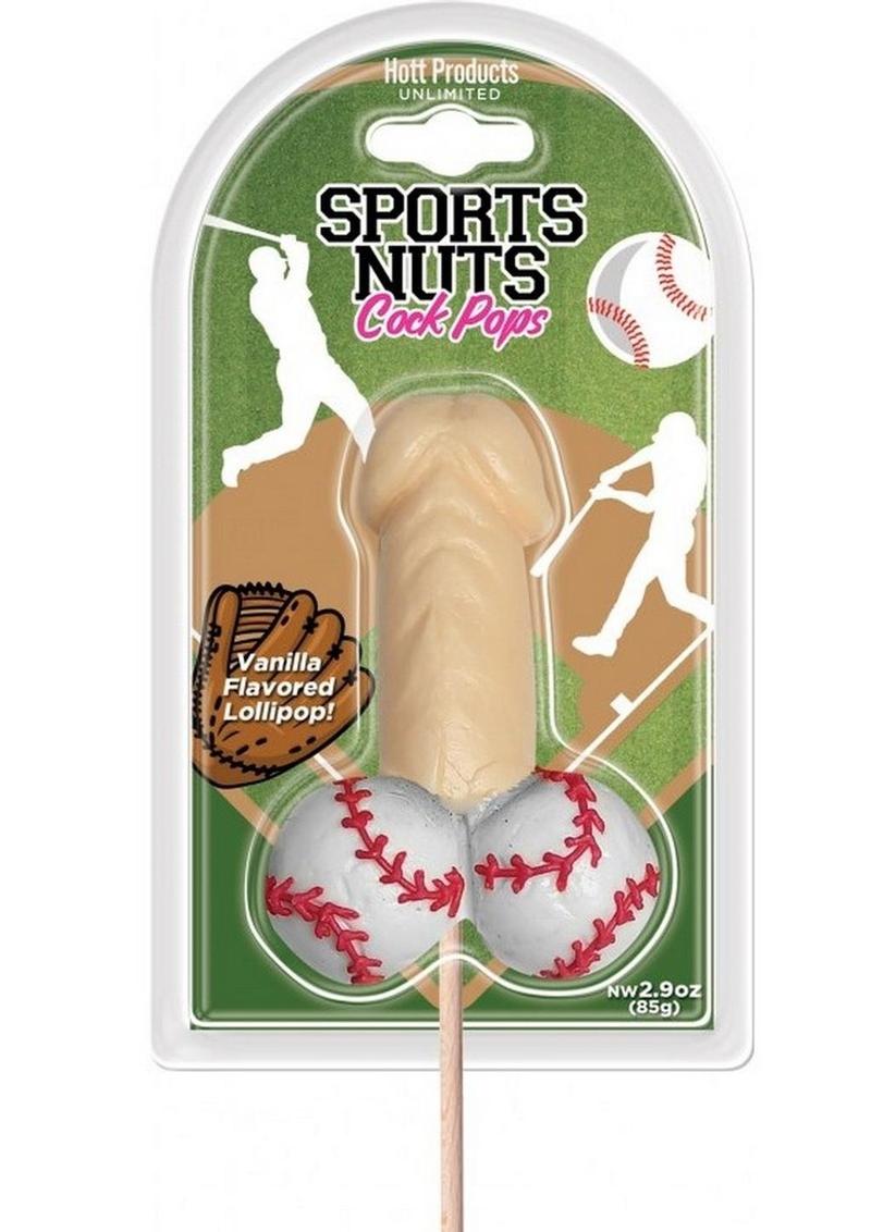 Sports Nuts Cock Pop Baseballs - Vanilla