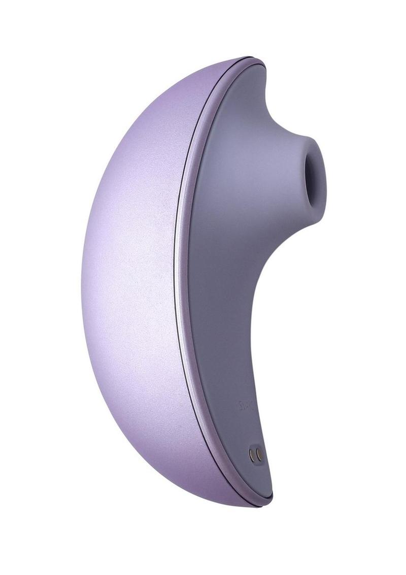 Svakom Pulse Galaxie App Compatible Rechargeable Silicone Clitoral Stimulator with Remote - Metallic - Lilac/Purple