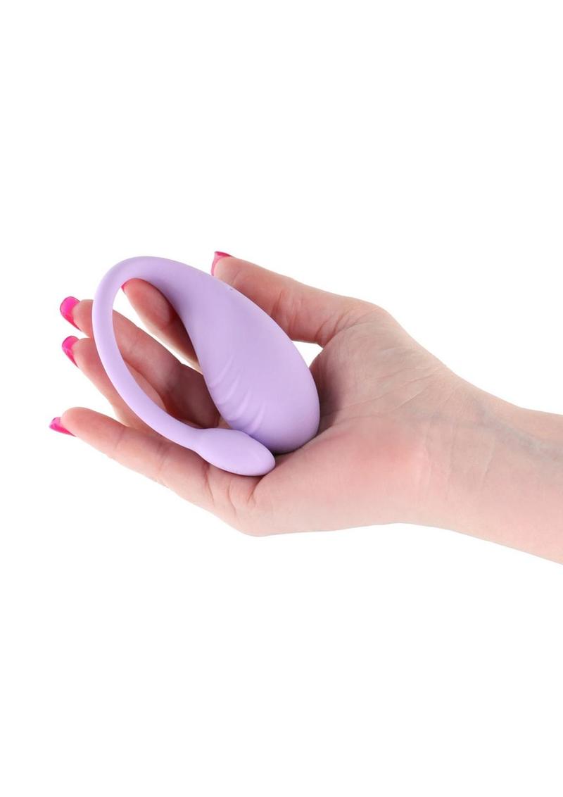 Techno Rave Rechargeable Silicone App Compatible Vibrator - Lavender/Purple