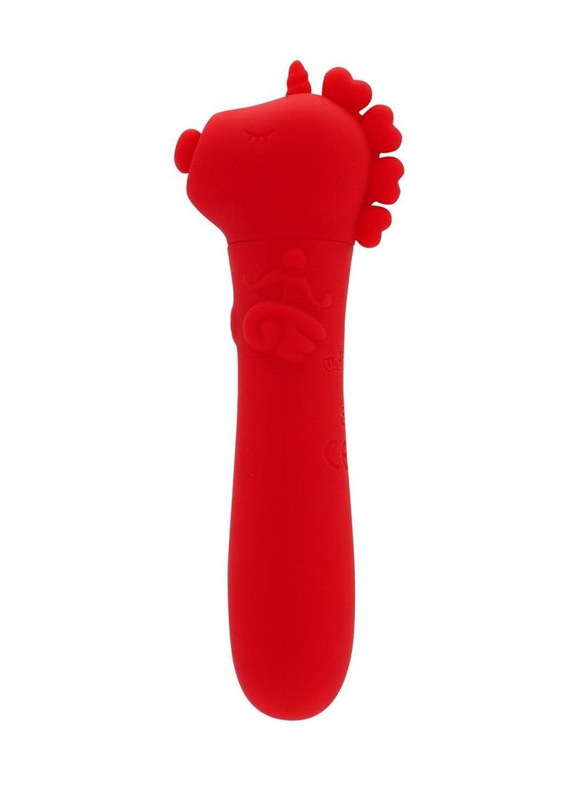 Unihorn Cupid's Beau Rechargeable Silicone USB Bullet - Red