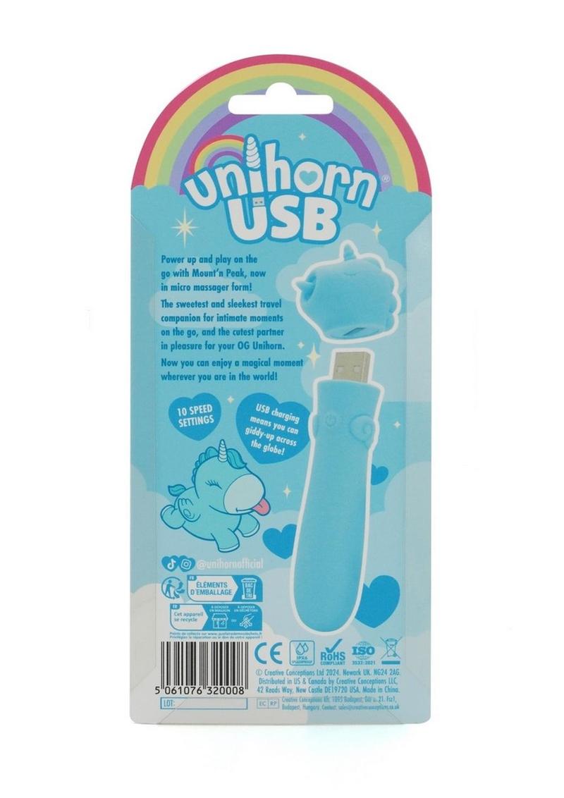 Unihorn Mount'n Peak Rechargeable Silicone USB Bullet