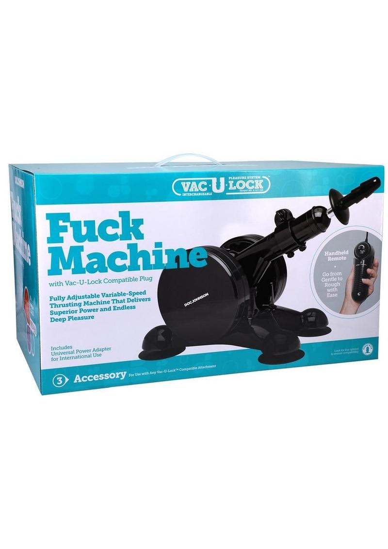Vac-U-Lock Fuck Machine - Black