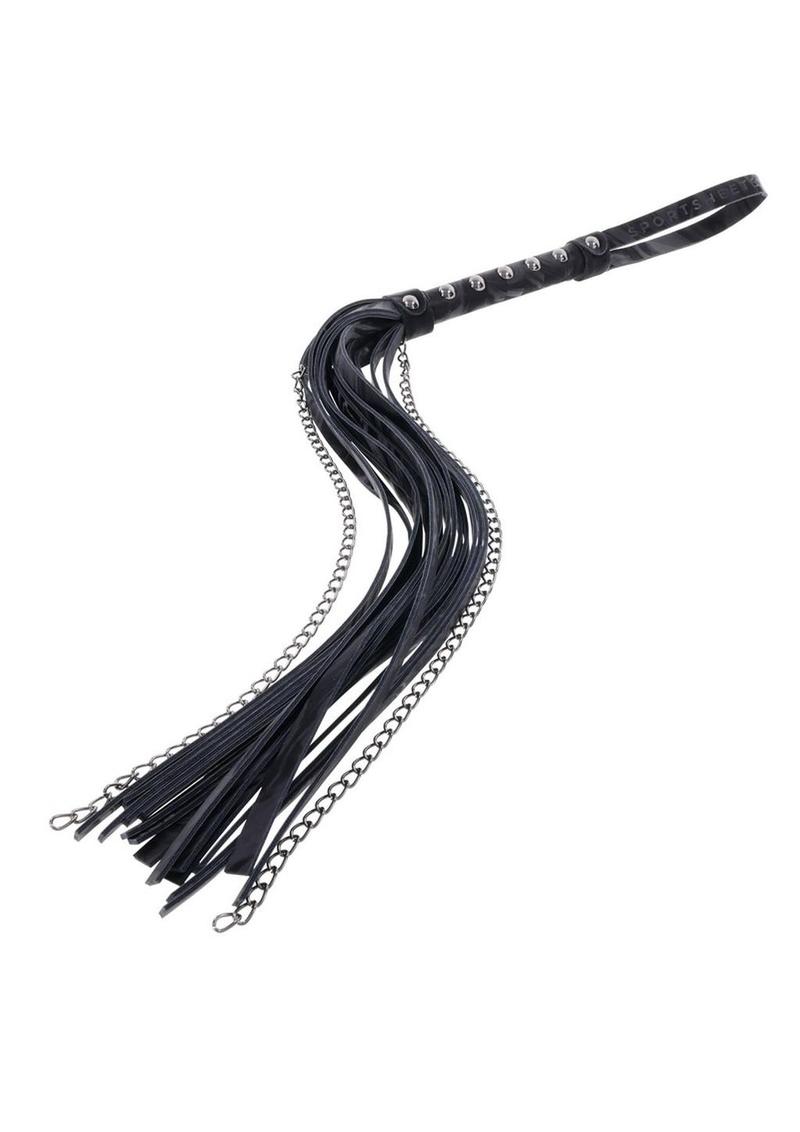 Velvet Noir Chain Flogger