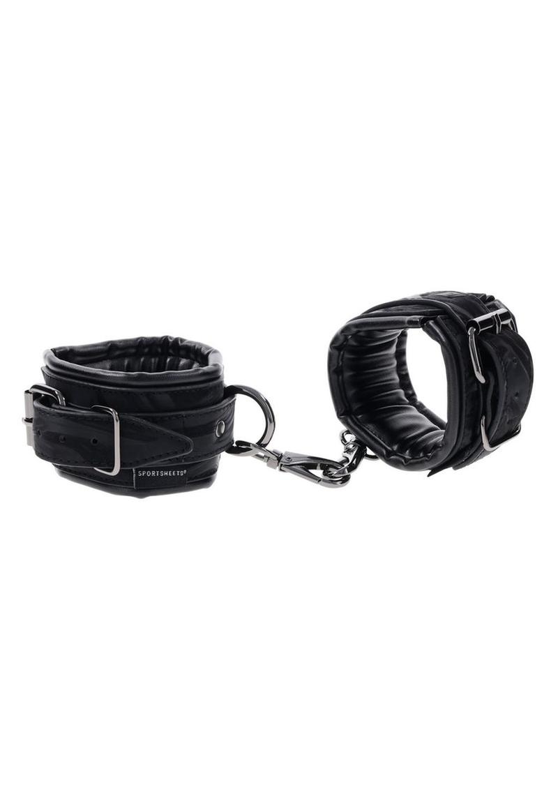 Velvet Noir Handcuffs - Black