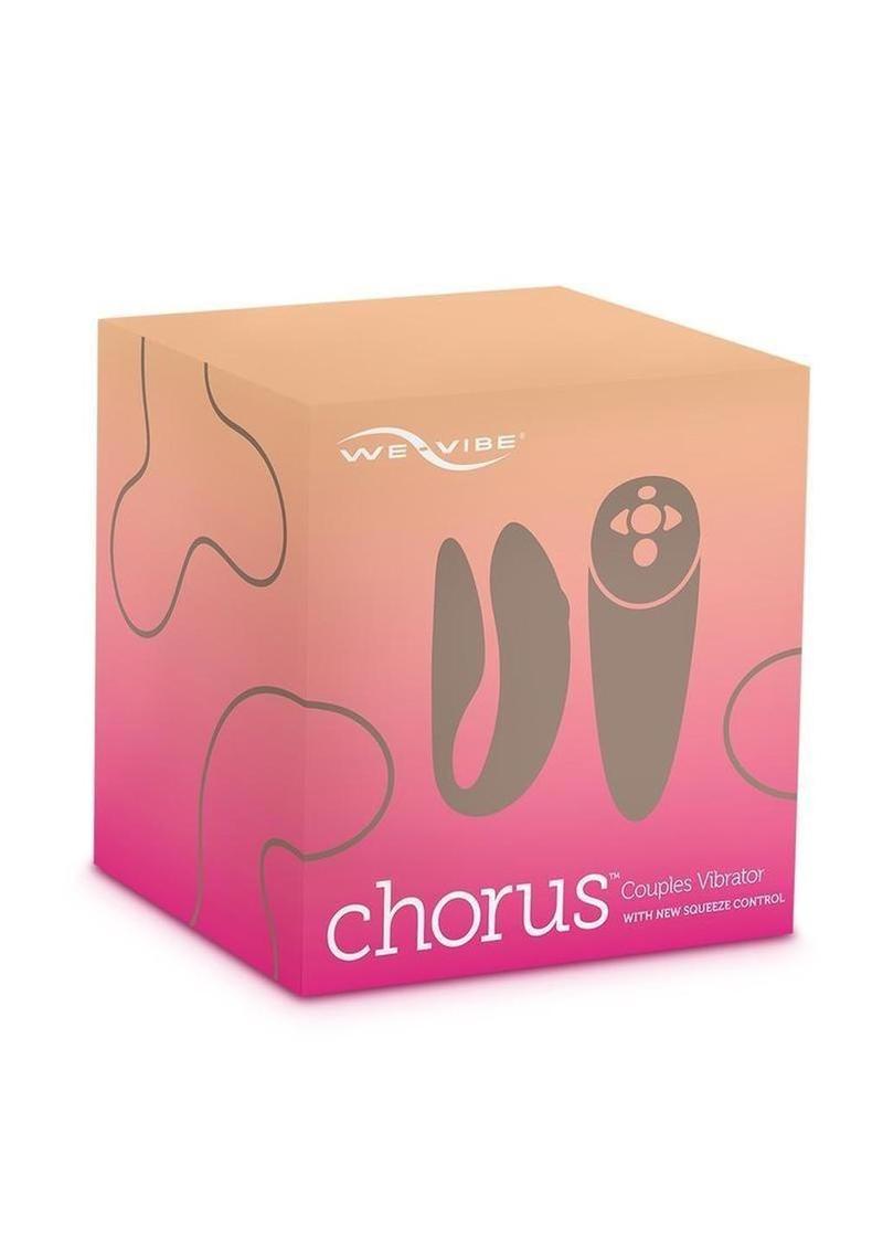 We-Vibe Chorus Rechargeable Couples Vibrator with Squeeze Remote Control - Cosmic - Pink