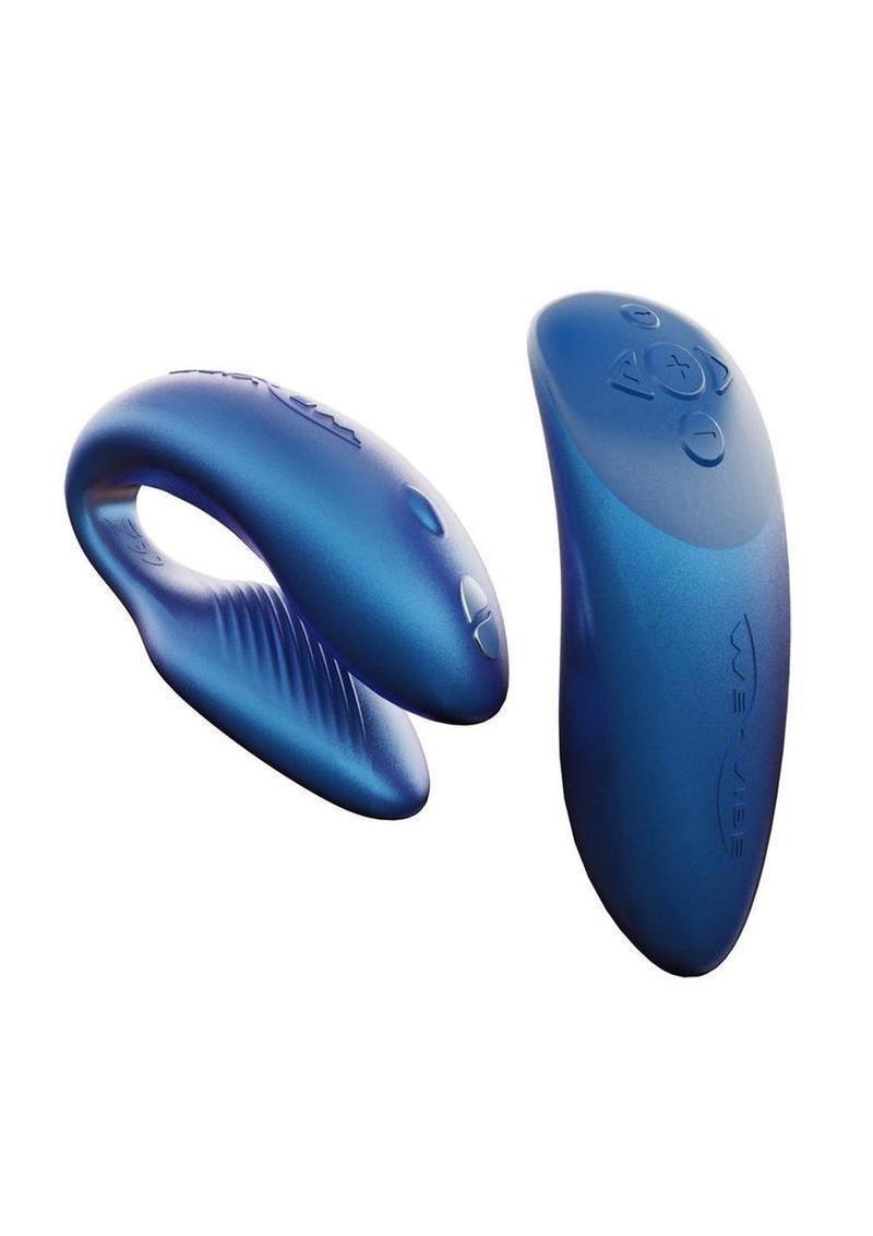 We-Vibe Chorus Rechargeable Silicone Couples Vibrator with Remote Control - Cosmic Blue