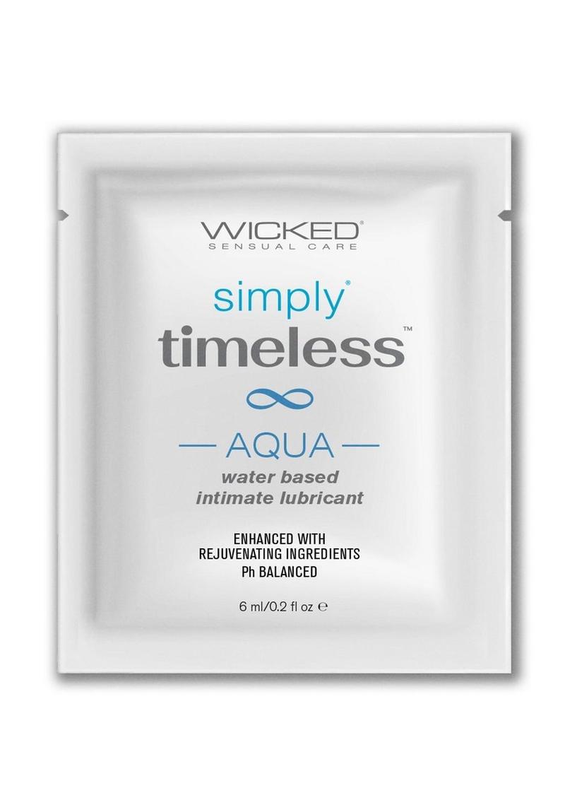 Wicked Simply Timeless Aqua Personal Lubricant Packette