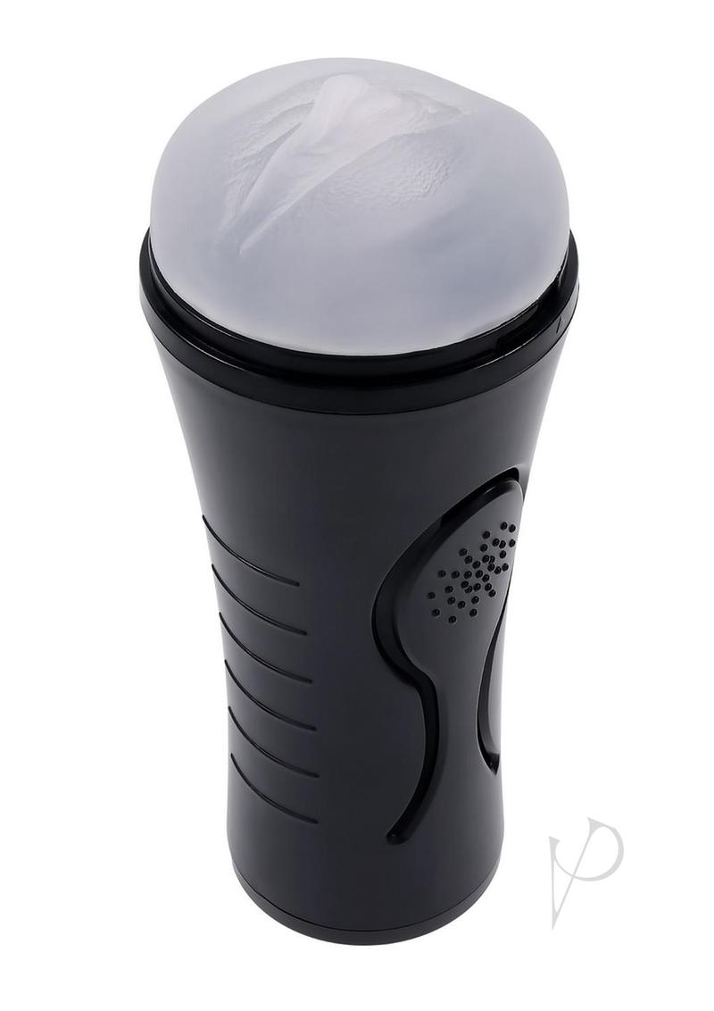 Zero Tolerance Hold Tight Rechargeable Stroker - Black/Clear