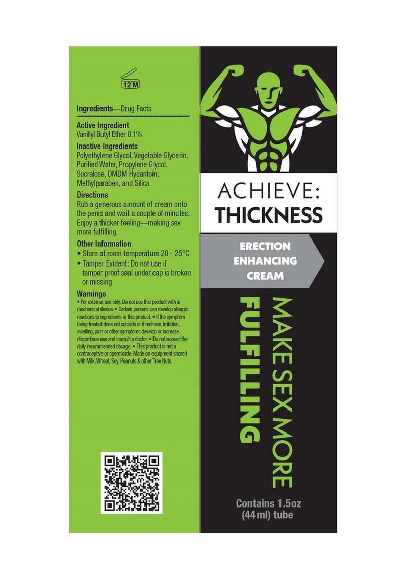 Achieve Thickness Girth Enhancement