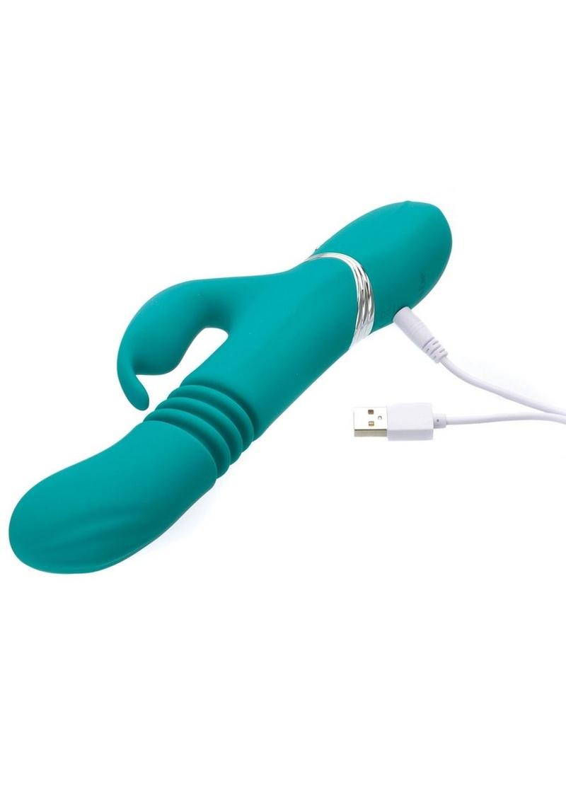 Adam and Eve - Eve's Rechargeable Silicone Thrusting Rabbit Vibrator