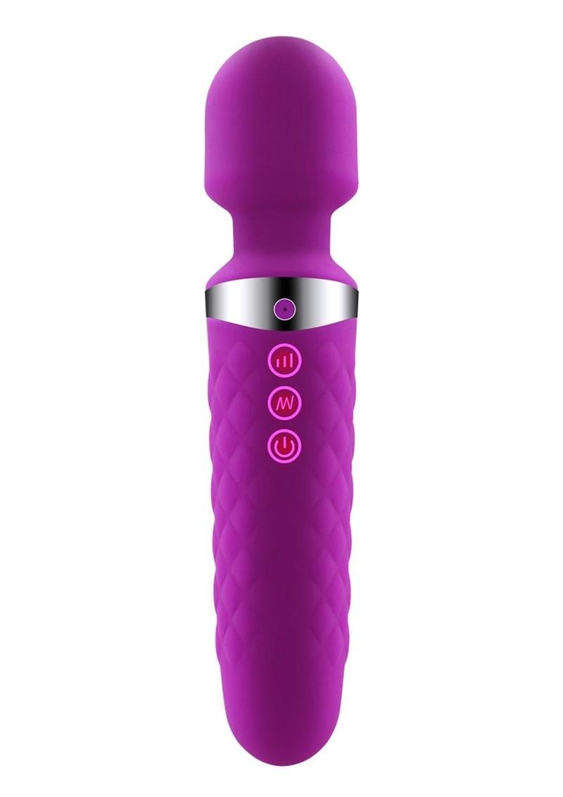 Alive Be Wanded Rechargeable Sillicone Mini Wand Massager - Purple