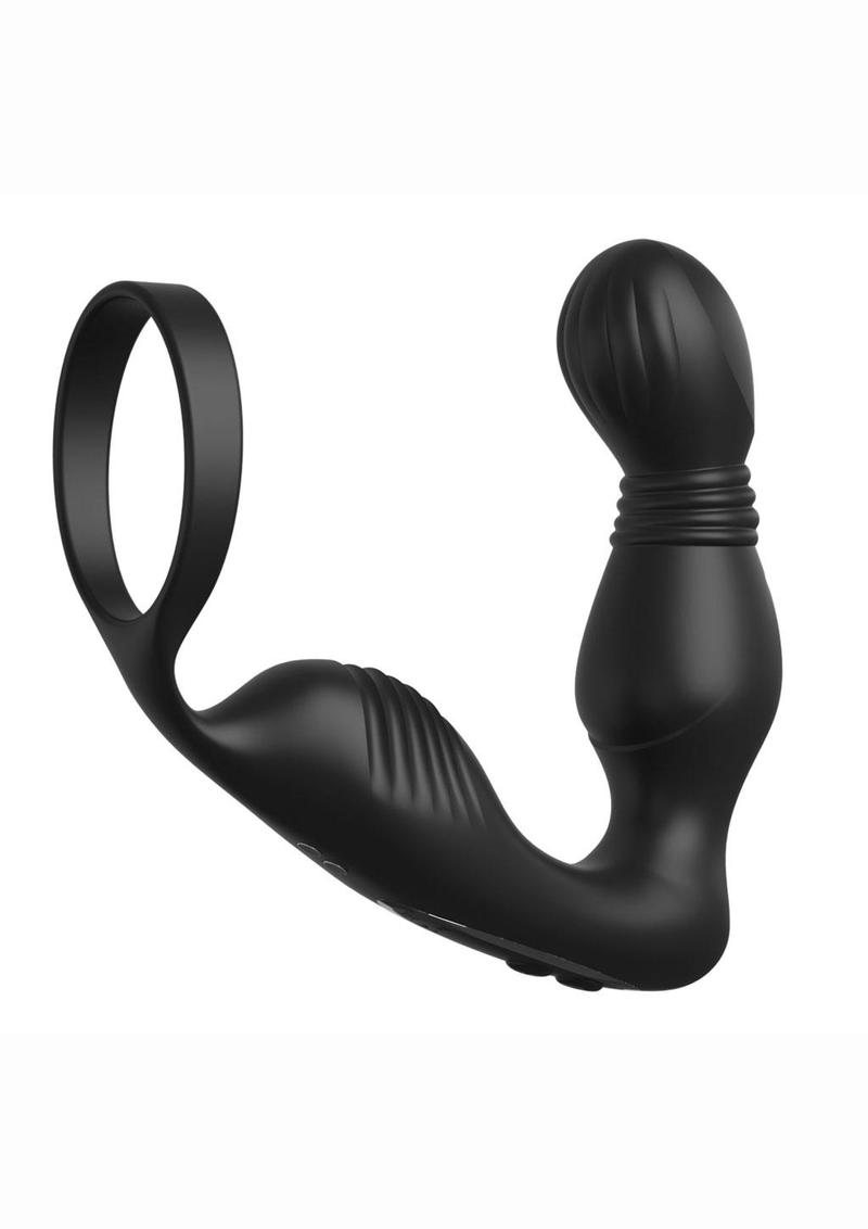 Anal Fantasy Elite Ass-Gasm Pro Rechargeable Silicone P-Spot Milker - Black