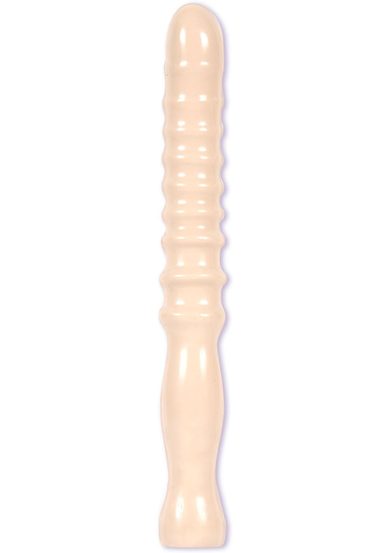 Anal Twist Probe with Easy-Grip Handle - Vanilla