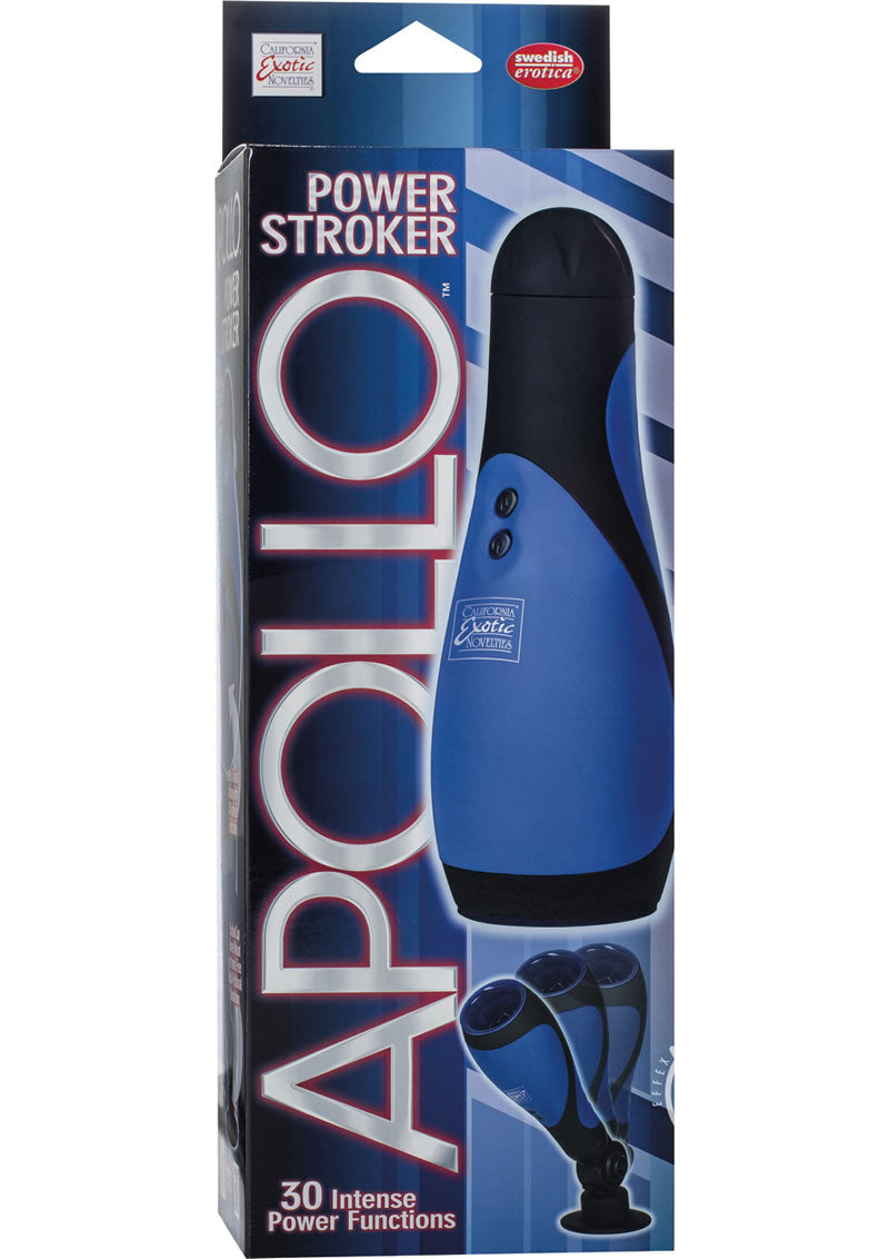 Apollo Power Stroker Masturbator - Blue - 8.5in