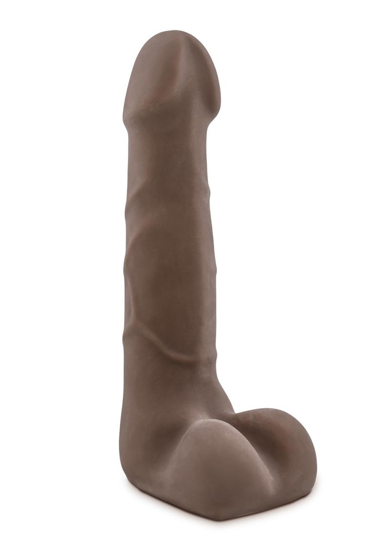 Au Naturel Derrick Dildo - Chocolate - 7in