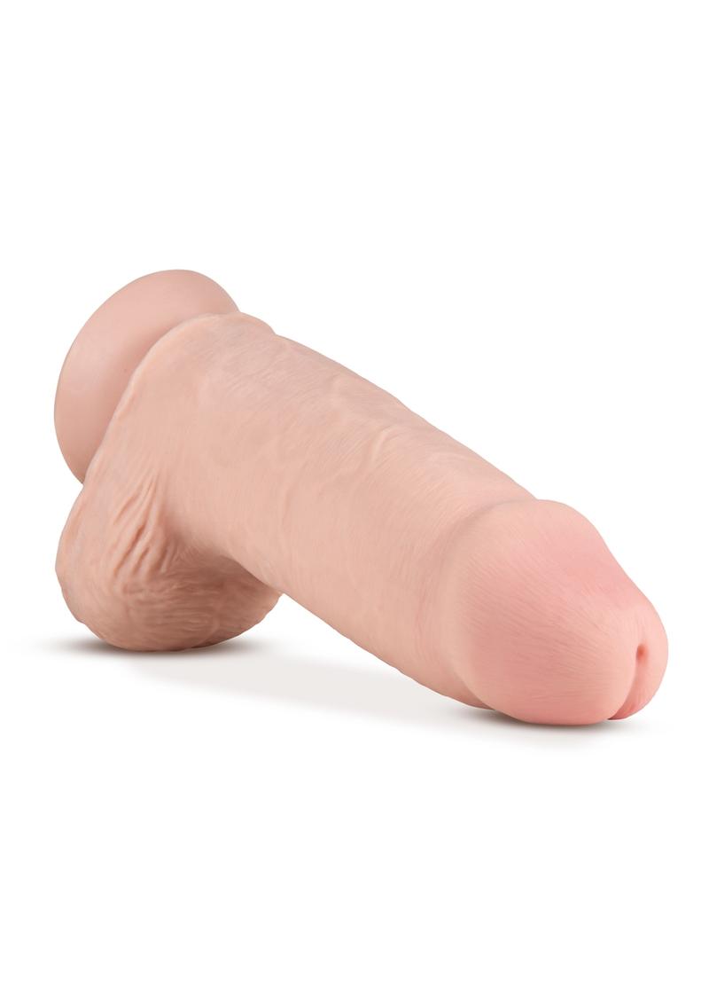 Au Naturel Pounder Dildo with Suction Cup - Vanilla - 10in