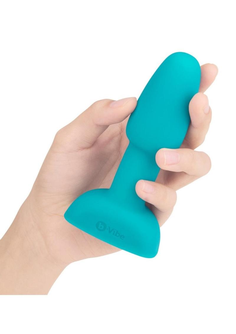 B-Vibe Rimming Petite Rechargeable Silicone Anal Plug with Remote Control