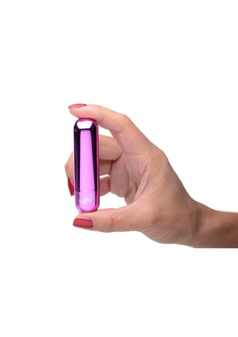 Bang! 10x Vibrating Metallic Rechargeable Bullet Vibrator