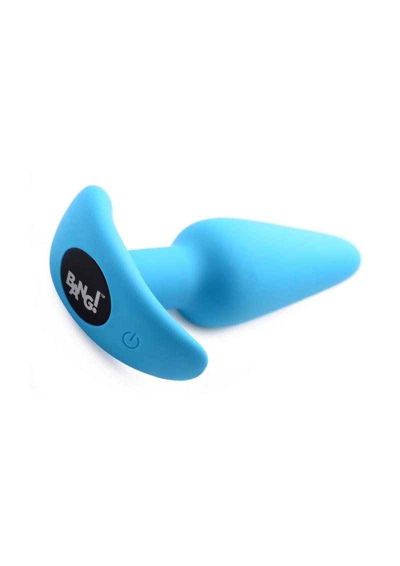 Bang! 21x Vibrating Silicone Rechargeable Butt Plug with Remote Control