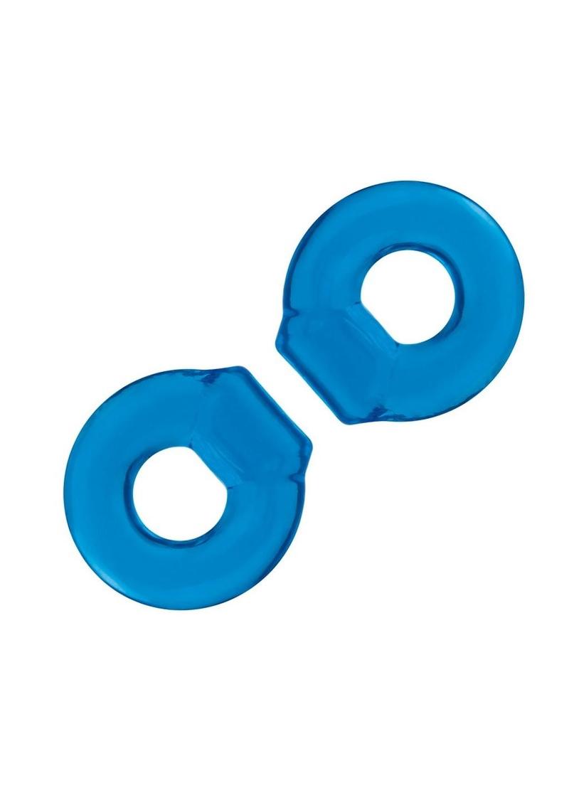 Blue Line Ultra-Stretch Stamina Endurance Ring - Blue - 2 Pack