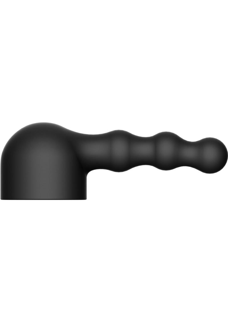 Bodywand Pleasure Beads Silicone Attachment - Black - Small