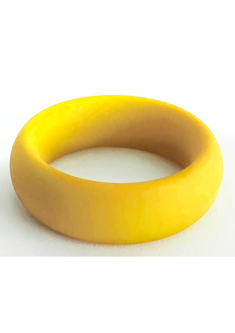 Boneyard Meat Rack Beef Up Bulge Ring 3x Stretch Silicone Cock Ring - Yellow