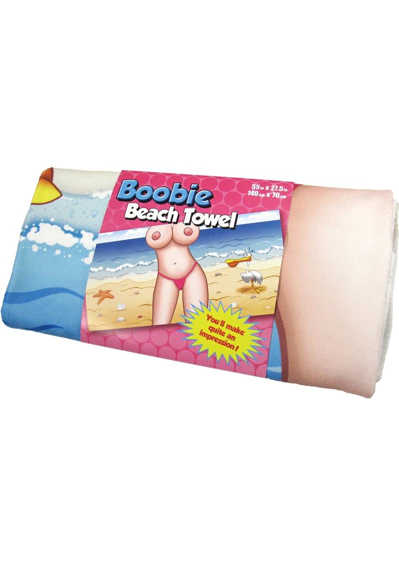 Boobie Beach Towel - 55in X 27.5in