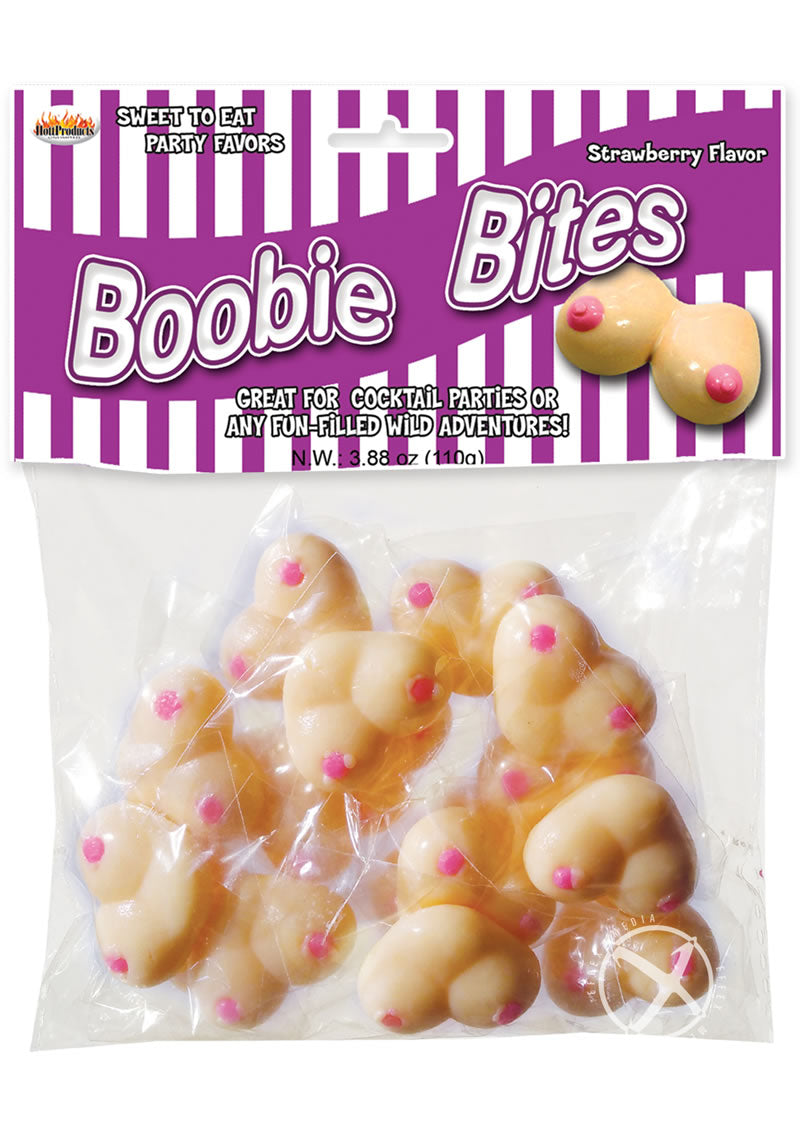 Boobie Bites Candy Strawberry