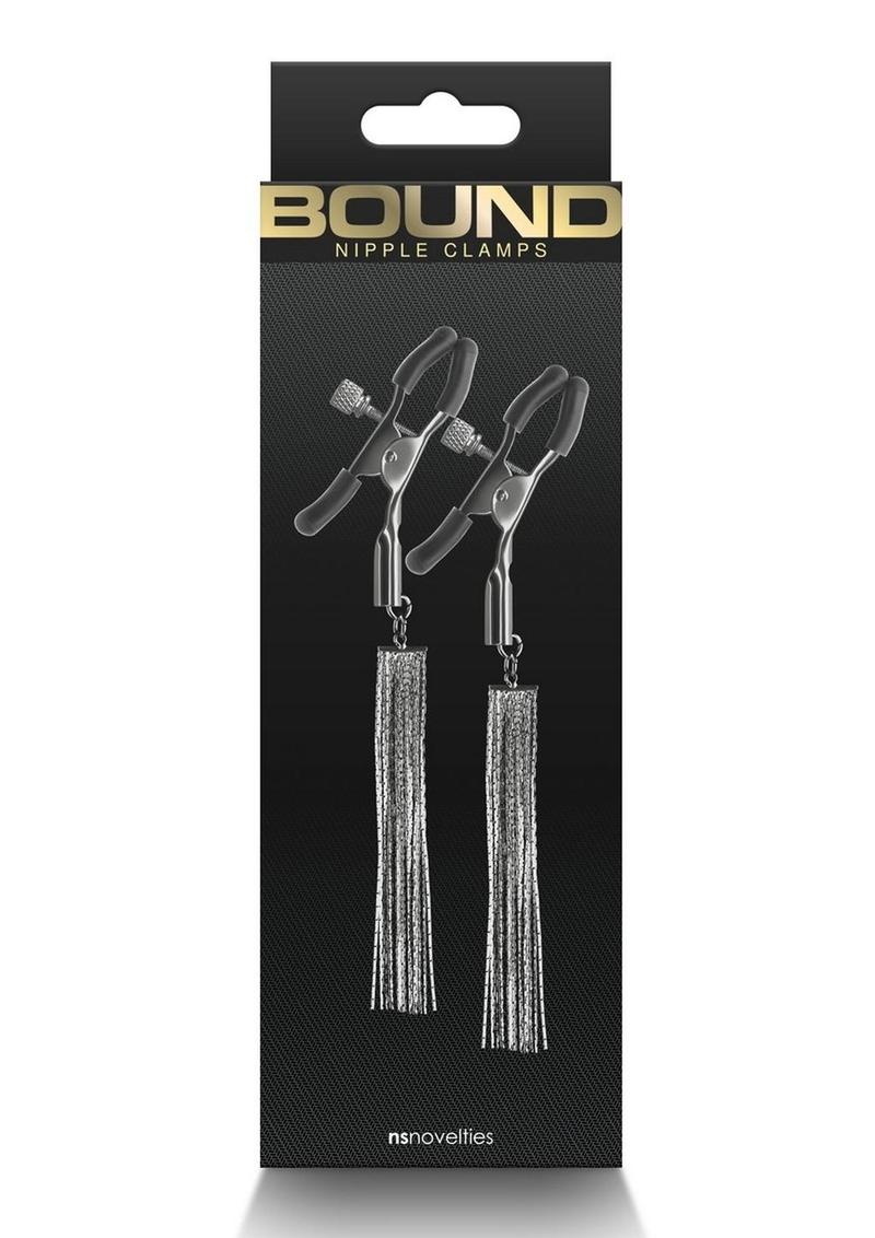 Bound Nipple Clamps D2 - Gray/Grey/Gun Metal/Metal