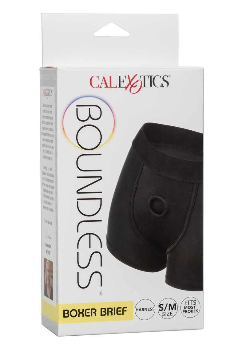 Boundless Boxer Brief Harness - Black - Medium/Small