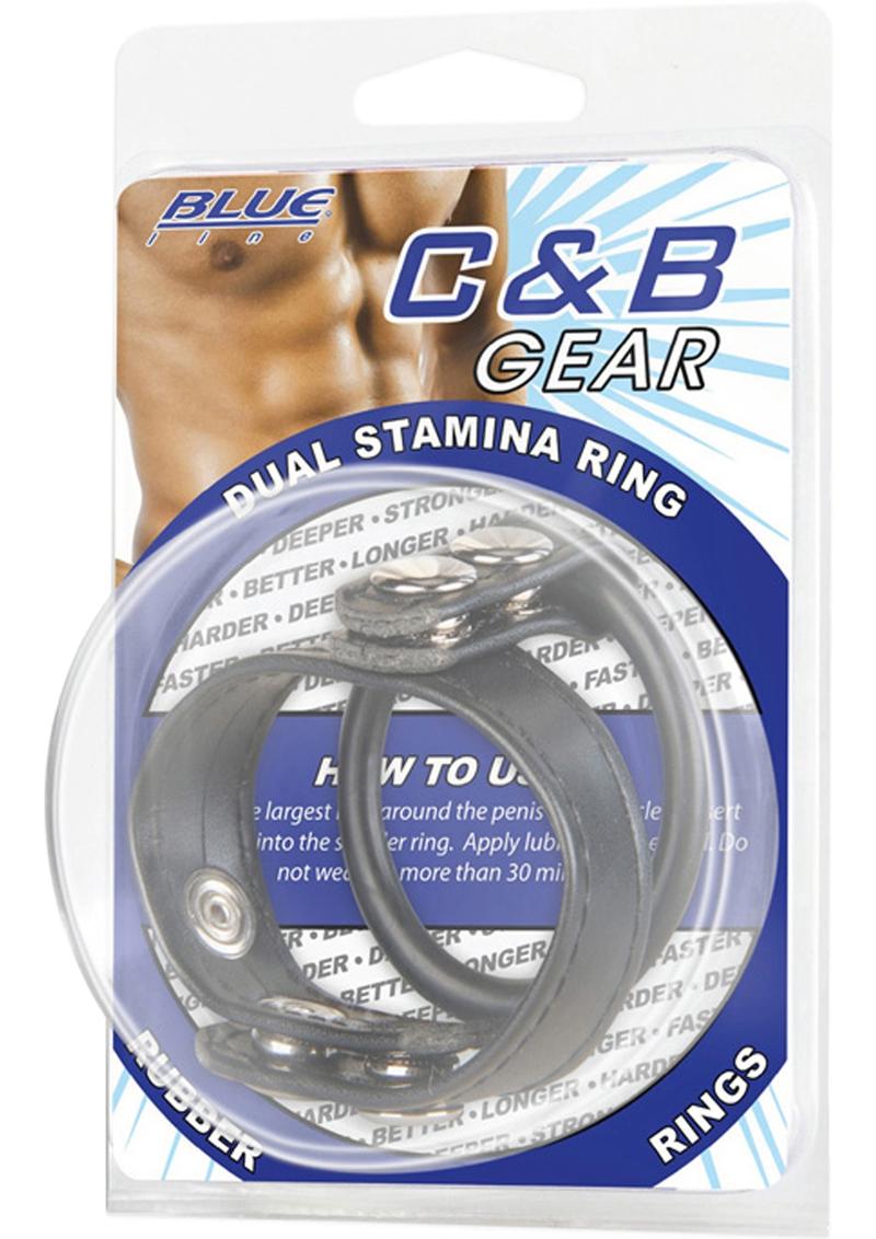 C and B Gear Dual Stamina Ring - Black