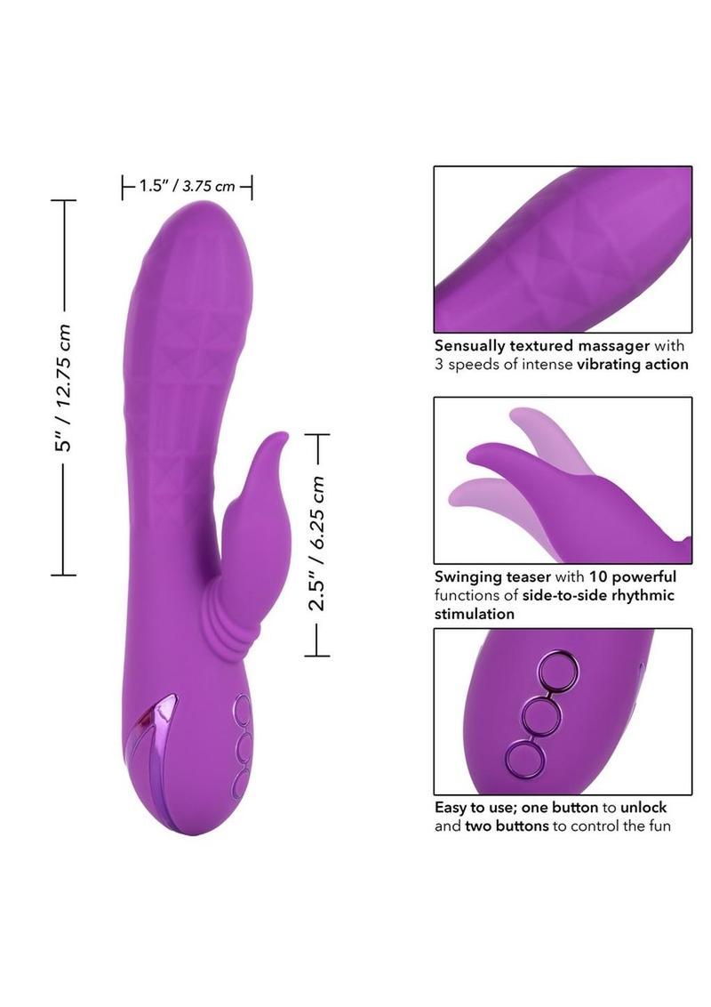 California Dreaming Valley Vamp Rechargeable Silicone Vibrating Massager