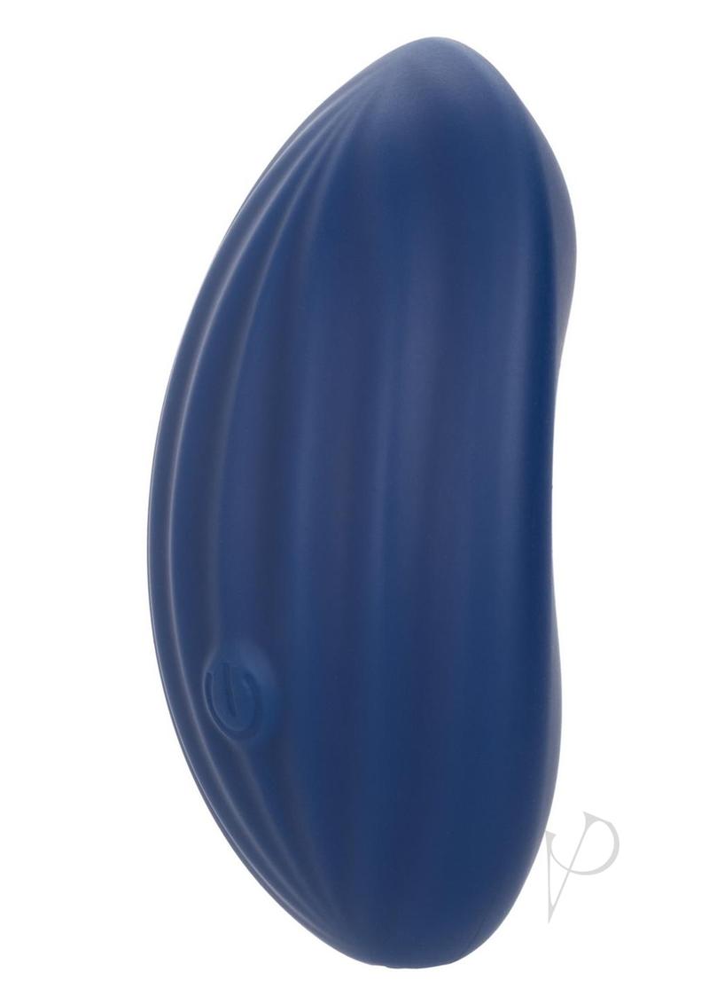 Cashmere Velvet Curve Rechargeable Silicone Massager - Blue