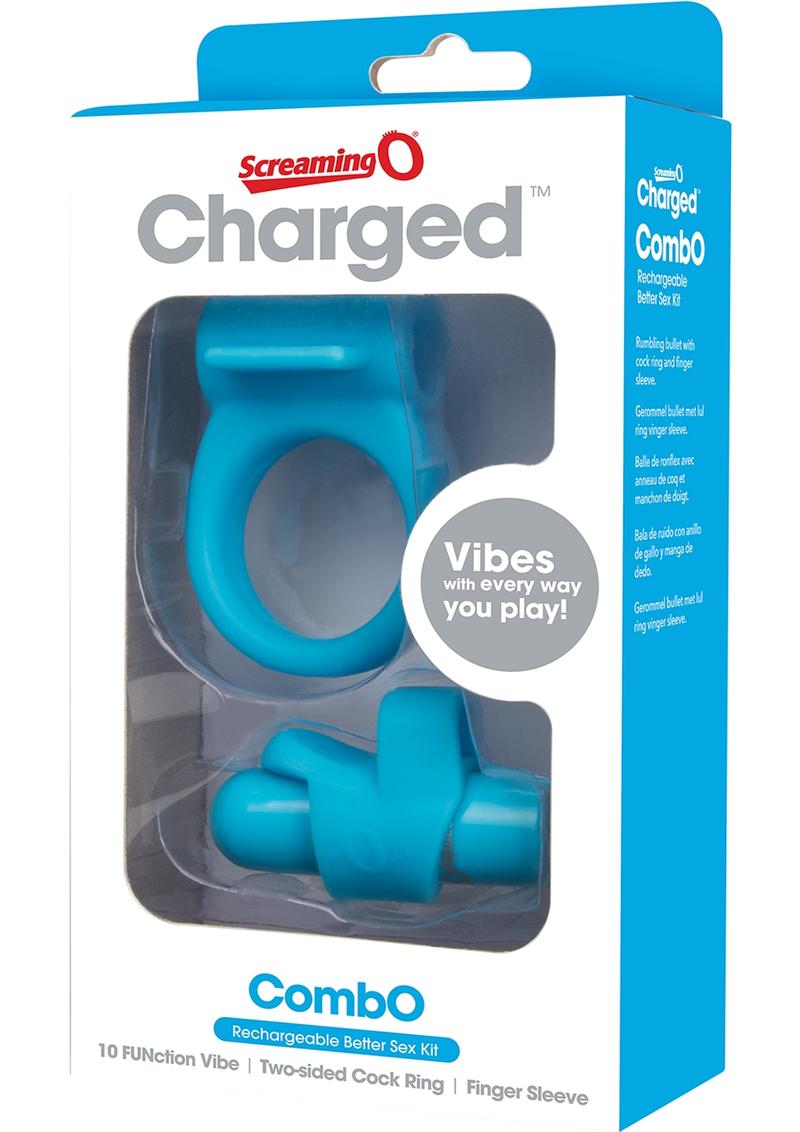 Charged Combo USB Rechargeable Silicone Kit #1 Waterproof - Blue