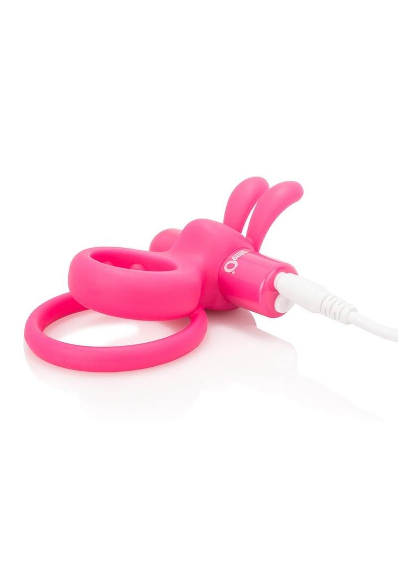 Charged Ohare Rechargeable Silicone Waterproof Rabbit Cock Ring