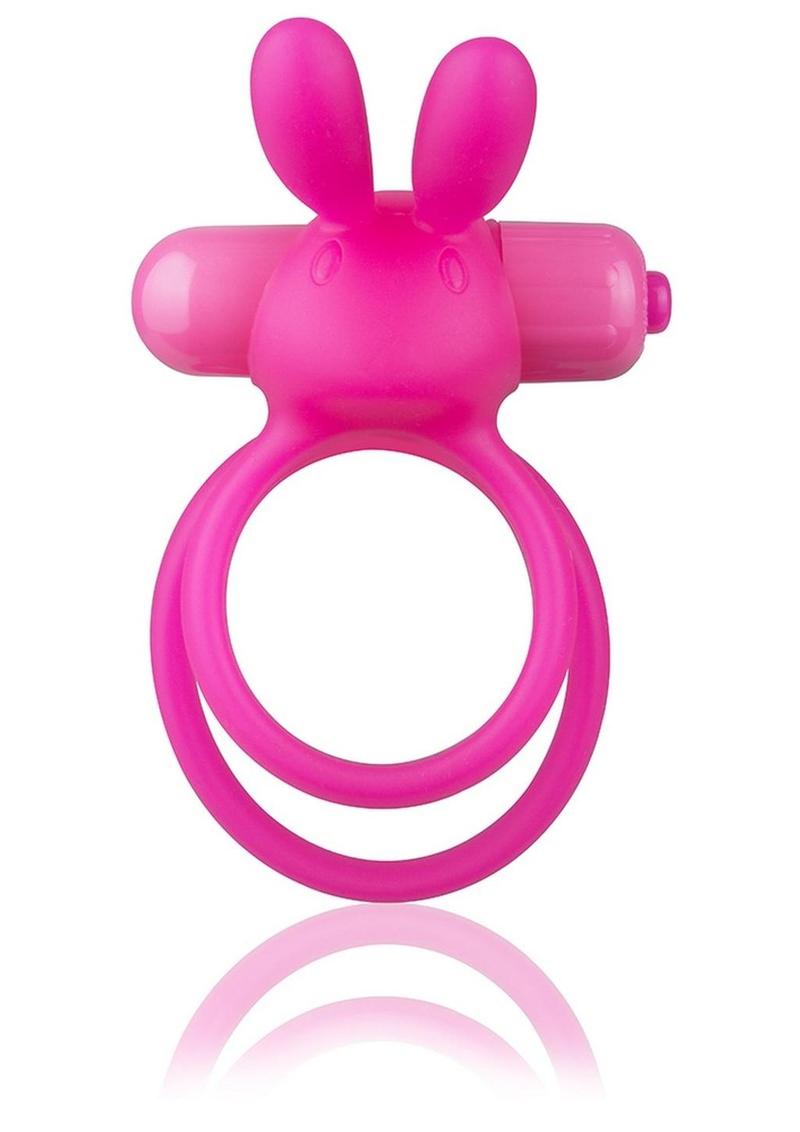 Charged Ohare XL Silicone USB Rechargeable Wearable Rabbit Vibrating Cock Ring Pink (Individual