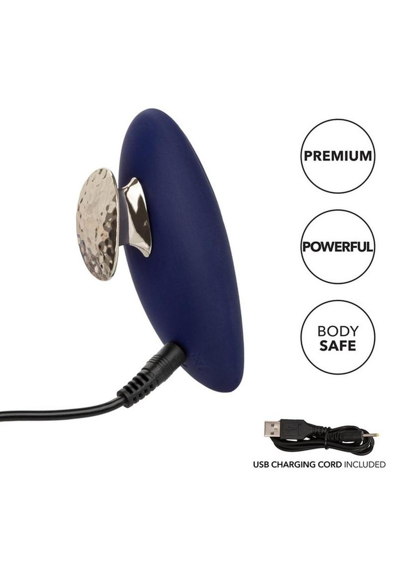 Chic Violet Silicone Rechargeable Massager