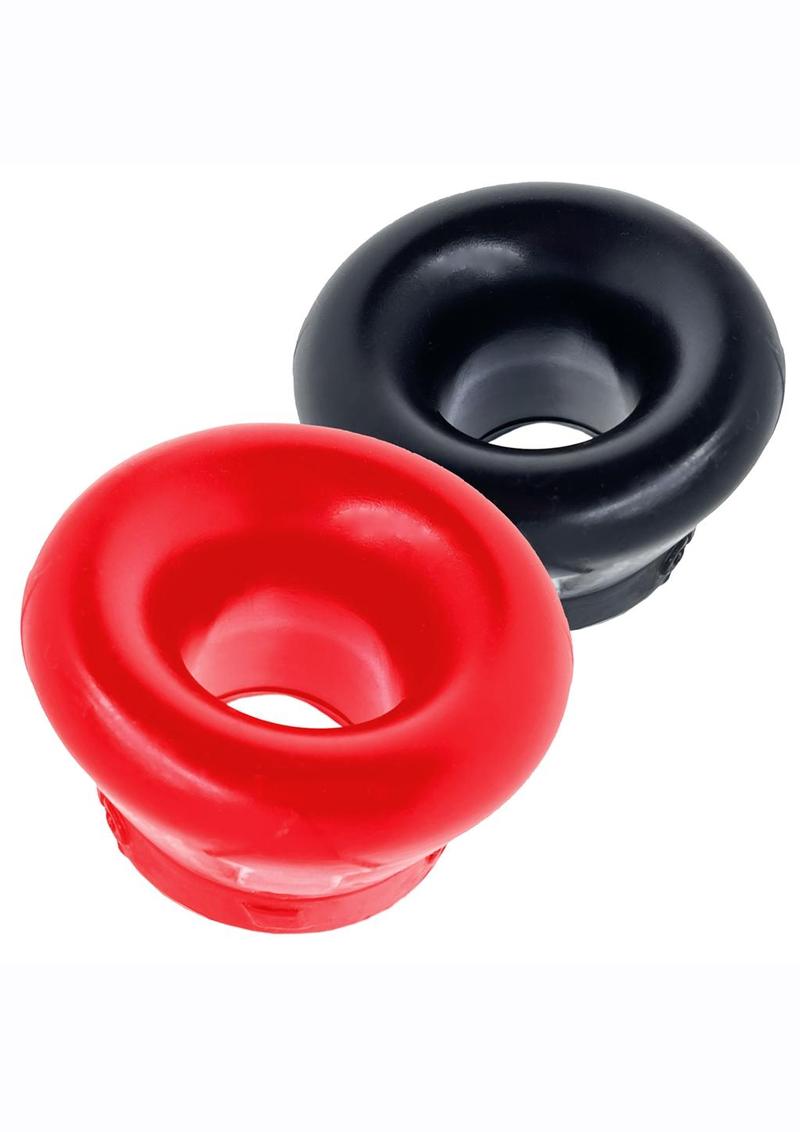 Clone Duo Silicone Ballstretcher - Black/Red - 2 Pack